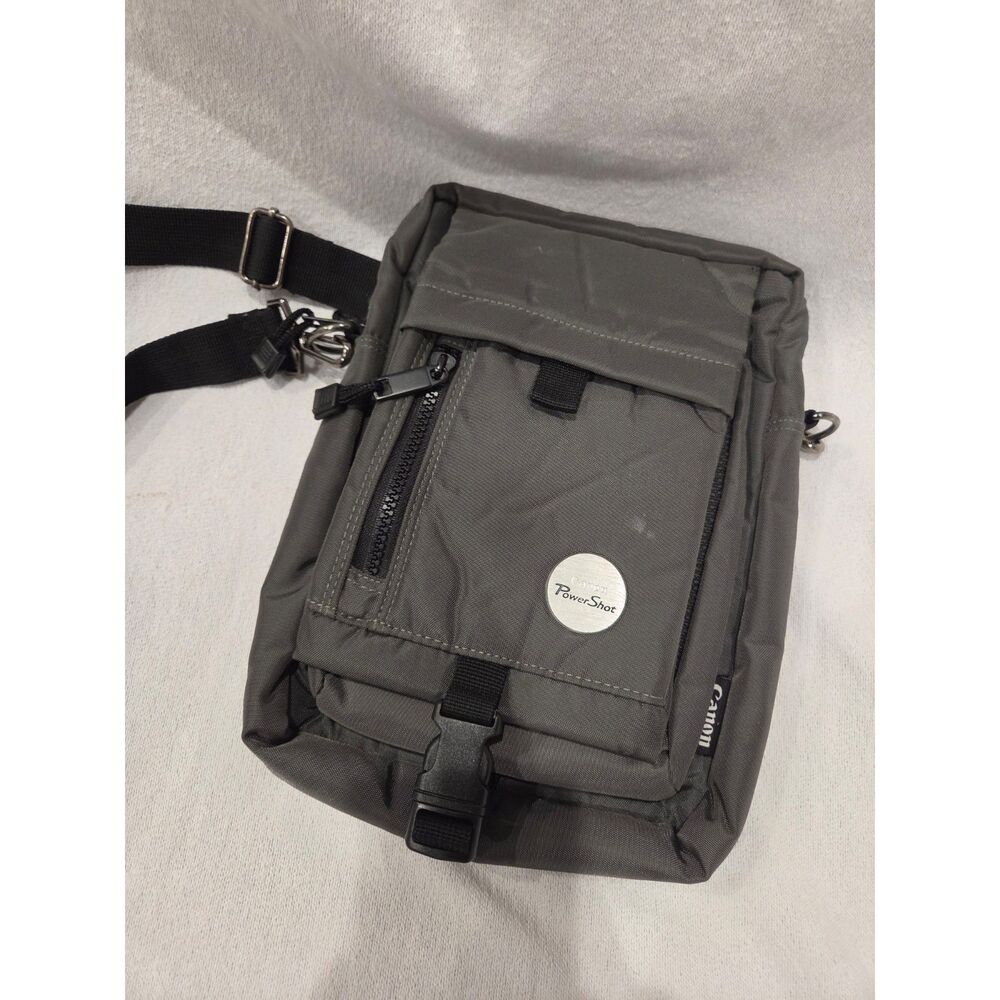 Canon PowerShot PSC 1 Camera Bag Dark Gray Crossbody Shoulder Side Pack Strap